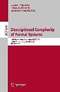 Descriptional Complexity of Formal Systems: 16th International Workshop, Dcfs 2014, Turku, Finland, August 5-8, 2014, Proceedings