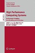 High Performance Computing Systems. Performance Modeling, Benchmarking and Simulation: 4th International Workshop, Pmbs 2013, Denver, Co, Usa, Novembe