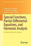 Special Functions, Partial Differential Equations, and Harmonic Analysis: In Honor of Calixto P. Calder?n