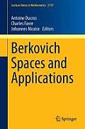 Berkovich Spaces and Applications