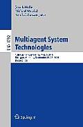 Multiagent System Technologies: 12th German Conference, Mates 2014, Stuttgart, Germany, September 23-25, 2014, Proceedings