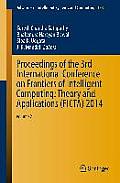 Proceedings of the 3rd International Conference on Frontiers of Intelligent Computing: Theory and Applications (Ficta) 2014: Volume 2