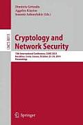Cryptology and Network Security: 13th International Conference, Cans 2014, Heraklion, Crete, Greece, October 22-24, 2014. Proceedings