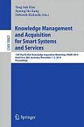 Knowledge Management and Acquisition for Smart Systems and Services: 13th Pacific Rim Knowledge Acquisition Workshop, Pkaw 2014, Gold Cost, Qld, Austr
