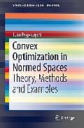 Convex Optimization in Normed Spaces: Theory, Methods and Examples