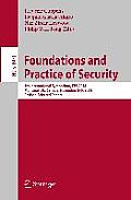 Foundations and Practice of Security: 7th International Symposium, Fps 2014, Montreal, Qc, Canada, November 3-5, 2014. Revised Selected Papers
