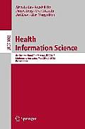 Health Information Science: 4th International Conference, His 2015, Melbourne, Australia, May 28-30, 2015, Proceedings