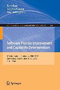 Software Process Improvement and Capability Determination: 15th International Conference, Spice 2015, Gothenburg, Sweden, June 16-17, 2015. Proceeding