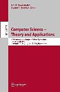 Computer Science -- Theory and Applications: 10th International Computer Science Symposium in Russia, Csr 2015, Listvyanka, Russia, July 13-17, 2015,