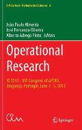 Operational Research: IO 2013 - XVI Congress of Apdio, Bragan?a, Portugal, June 3-5, 2013