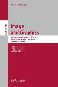 Image and Graphics: 8th International Conference, Icig 2015, Tianjin, China, August 13-16, 2015, Proceedings, Part III