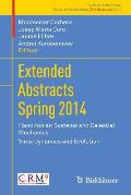 Extended Abstracts Spring 2014: Hamiltonian Systems and Celestial Mechanics; Virus Dynamics and Evolution