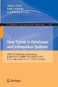 New Trends in Databases and Information Systems: Adbis 2015 Short Papers and Workshops, Bigdap, Dcsa, Gid, Mebis, Oais, Sw4ch, Wisard, Poitiers, Franc