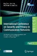 International Conference on Security and Privacy in Communication Networks: 10th International Icst Conference, Securecomm 2014, Beijing, China, Septe