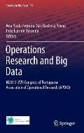 Operations Research and Big Data: Io2015-XVII Congress of Portuguese Association of Operational Research (Apdio)