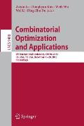 Combinatorial Optimization and Applications: 9th International Conference, Cocoa 2015, Houston, Tx, Usa, December 18-20, 2015, Proceedings