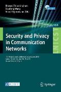 Security and Privacy in Communication Networks: 11th International Conference, Securecomm 2015, Dallas, Tx, Usa, October 26-29, 2015, Revised Selected