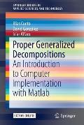 Proper Generalized Decompositions: An Introduction to Computer Implementation with MATLAB