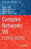 Complex Networks VII: Proceedings of the 7th Workshop on Complex Networks Complenet 2016