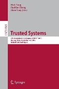 Trusted Systems: 7th International Conference, Intrust 2015, Beijing, China, December 7-8, 2015, Revised Selected Papers