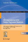 Hci International 2016 - Posters' Extended Abstracts: 18th International Conference, Hci International 2016 Toronto, Canada, July 17-22, 2016 Proceedi