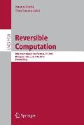 Reversible Computation: 8th International Conference, Rc 2016, Bologna, Italy, July 7-8, 2016, Proceedings
