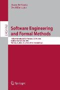 Software Engineering and Formal Methods: 14th International Conference, Sefm 2016, Held as Part of Staf 2016, Vienna, Austria, July 4-8, 2016, Proceed