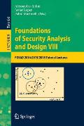 Foundations of Security Analysis and Design VIII: Fosad 2014/2015/2016 Tutorial Lectures