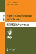 Nordic Contributions in Is Research: 7th Scandinavian Conference on Information Systems, Scis 2016 and Ifip8.6 2016, Ljungskile, Sweden, August 7-10,