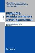 Prima 2016: Principles and Practice of Multi-Agent Systems: 19th International Conference, Phuket, Thailand, August 22-26, 2016, Proceedings