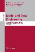 Model and Data Engineering: 6th International Conference, Medi 2016, Almer?a, Spain, September 21-23, 2016, Proceedings