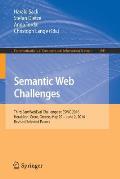 Semantic Web Challenges: Third Semwebeval Challenge at Eswc 2016, Heraklion, Crete, Greece, May 29 - June 2, 2016, Revised Selected Papers