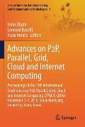 Advances on P2p, Parallel, Grid, Cloud and Internet Computing: Proceedings of the 11th International Conference on P2p, Parallel, Grid, Cloud and Inte