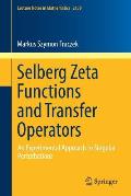 Selberg Zeta Functions and Transfer Operators: An Experimental Approach to Singular Perturbations