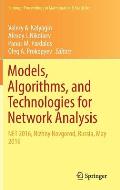 Models, Algorithms, and Technologies for Network Analysis: Net 2016, Nizhny Novgorod, Russia, May 2016
