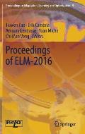 Proceedings of Elm-2016