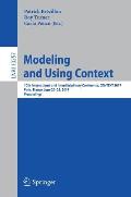 Modeling and Using Context: 10th International and Interdisciplinary Conference, Context 2017, Paris, France, June 20-23, 2017, Proceedings