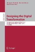 Designing the Digital Transformation: 12th International Conference, Desrist 2017, Karlsruhe, Germany, May 30 - June 1, 2017, Proceedings