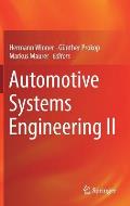 Automotive Systems Engineering II