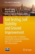 Soil Testing, Soil Stability and Ground Improvement: Proceedings of the 1st Geomeast International Congress and Exhibition, Egypt 2017 on Sustainable