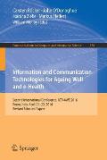 Information and Communication Technologies for Ageing Well and E-Health: Second International Conference, Ict4awe 2016, Rome, Italy, April 21-22, 2016