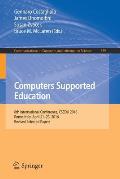 Computers Supported Education: 8th International Conference, Csedu 2016, Rome, Italy, April 21-23, 2016, Revised Selected Papers