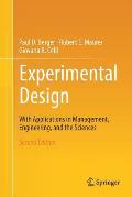 Experimental Design: With Application in Management, Engineering, and the Sciences.