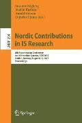 Nordic Contributions in Is Research: 8th Scandinavian Conference on Information Systems, Scis 2017, Halden, Norway, August 6-8, 2017, Proceedings