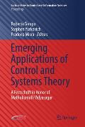 Emerging Applications of Control and Systems Theory: A Festschrift in Honor of Mathukumalli Vidyasagar