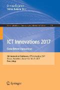 ICT Innovations 2017: Data-Driven Innovation. 9th International Conference, ICT Innovations 2017, Skopje, Macedonia, September 18-23, 2017,