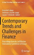 Contemporary Trends and Challenges in Finance: Proceedings from the 3rd Wroclaw International Conference in Finance
