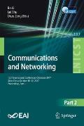 Communications and Networking: 12th International Conference, Chinacom 2017, Xi'an, China, October 10-12, 2017, Proceedings, Part II