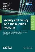 Security and Privacy in Communication Networks: Securecomm 2017 International Workshops, Atcs and Sepriot, Niagara Falls, On, Canada, October 22-25, 2