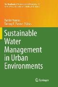 Sustainable Water Management in Urban Environments